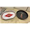 Image 2 : Coca-Cola Collectibles: Cardboard Advertising Sign 12 × 20” Trays, Tins, Santa Lunchboxes, New