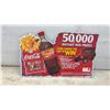 Image 9 : Coca-Cola Collectibles: Cardboard Advertising Sign 12 × 20” Trays, Tins, Santa Lunchboxes, New
