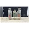 Image 2 : Vintage Glass Dairy Bottles, Royal Oak, Vermont Country, Purity, Silverwoods Cream Top