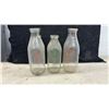 Image 3 : Vintage Glass Dairy Bottles, Royal Oak, Vermont Country, Purity, Silverwoods Cream Top