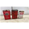 Image 5 : Vintage Tins Including Conklin Derol Seal, Tech Rub-O-Matic, Bendix and More, Some with Product