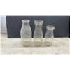 Image 4 : Vintage Glass Milk / Cream Bottles, Bridgeman, Family Creamery and Purity Milk Sign