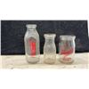 Image 6 : Vintage Glass Milk / Cream Bottles, Bridgeman, Family Creamery and Purity Milk Sign