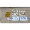 Image 1 : Vintage Manitoba Snowmobile License Plates 1976-1985 and Winnipeg/Winkler Bicycle Plates