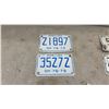 Image 4 : Vintage Manitoba Snowmobile License Plates 1976-1985 and Winnipeg/Winkler Bicycle Plates