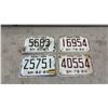 Image 6 : Vintage Manitoba Snowmobile License Plates 1976-1985 and Winnipeg/Winkler Bicycle Plates