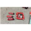 Image 4 : Coca-Cola Collectibles Including Tins, Wooden Crate, Mini Lunchboxes, Lighters