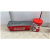 Image 7 : Coca-Cola Collectibles Including Tins, Wooden Crate, Mini Lunchboxes, Lighters