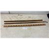 Image 1 : White Rose Petroleum Products and Leamington Automotive Wooden Advertising Yardsticks Set of 3
