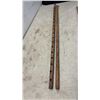 Image 7 : White Rose Petroleum Products and Leamington Automotive Wooden Advertising Yardsticks Set of 3