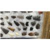 Image 5 : Framed Display of Approximately 50 Flaked Stone Arrowheads and Primitive Tools, 6 × 7 3/4”