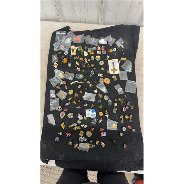 Large Collection of Collectible Pushback Pins