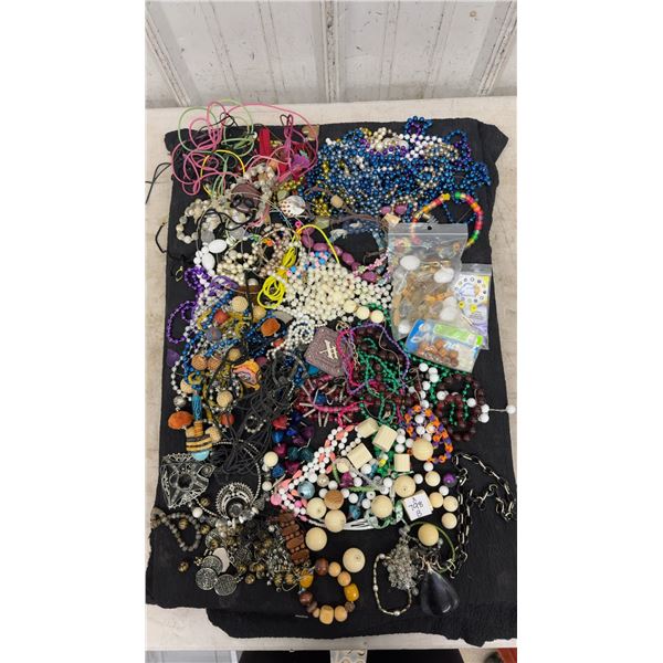 Large Lot of Assorted Beaded Fashion Jewelry