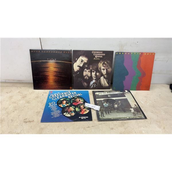 Creedence Clearwater Revival Vinyl Records Including Pendulum, Willy and the Poor Boys