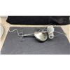 Image 1 : 2 Semi-Flush Mount Ceiling Light with Brushed Nickel Frame and Frosted Swirled Glass Shade, 14”