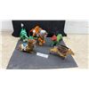 Image 1 : Vintage Action Figures, Battlecat, Stridor, Pegasus, Poinsetter - Rare 1960’s (Dr Seuss), Bronze