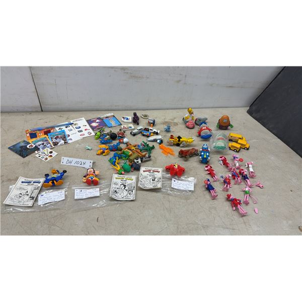 Vintage McDonald's Happy Meal Toys, 10 Pink Panther Figures, Fisher Price, Action Figures- 1980’s