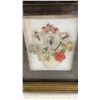 Image 3 : Seven Framed Shell Art Floral Arrangement Pictures in Gilt Frames, Largest 7 1/2 × 7 1/2”