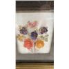 Image 4 : Seven Framed Shell Art Floral Arrangement Pictures in Gilt Frames, Largest 7 1/2 × 7 1/2”