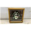 Image 5 : Seven Framed Shell Art Floral Arrangement Pictures in Gilt Frames, Largest 7 1/2 × 7 1/2”