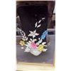 Image 8 : Seven Framed Shell Art Floral Arrangement Pictures in Gilt Frames, Largest 7 1/2 × 7 1/2”