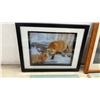Image 2 : Seven Framed Art Prints: Red Foxes, Native American, Bathrooms, Children, Largest 14 × 11 1/2”