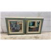 Image 4 : Seven Framed Art Prints: Red Foxes, Native American, Bathrooms, Children, Largest 14 × 11 1/2”