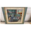 Image 6 : Seven Framed Art Prints: Red Foxes, Native American, Bathrooms, Children, Largest 14 × 11 1/2”