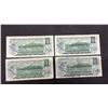 Image 3 : Ten Nice Bank of Canada 1973 One Dollar Banknotes, Queen Elizabeth II Portrait