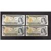 Image 4 : Ten Nice Bank of Canada 1973 One Dollar Banknotes, Queen Elizabeth II Portrait
