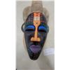 Image 3 : African Carved and Painted Wood Mask, 9”×18”