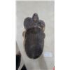 Image 5 : African Carved and Painted Wood Mask, 9”×18”