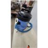Image 4 : Commercial Blue and Black Wet/Dry Vacuum with Hose and Power Cord