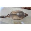 Image 2 : Large Antique Wooden and Iron Block and Tackle Pulley with Hook, 17-1/2” H