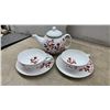 Image 2 : DAVIDsTEA Teapot and 2 Cups with Saucers, Hair Dryer, Curling Iron, 2 Decorative Plates