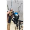 Image 9 : HT Icefish.com Ice Fishing Rods, Reels, Tackle Bag, Red Wolf Leaders