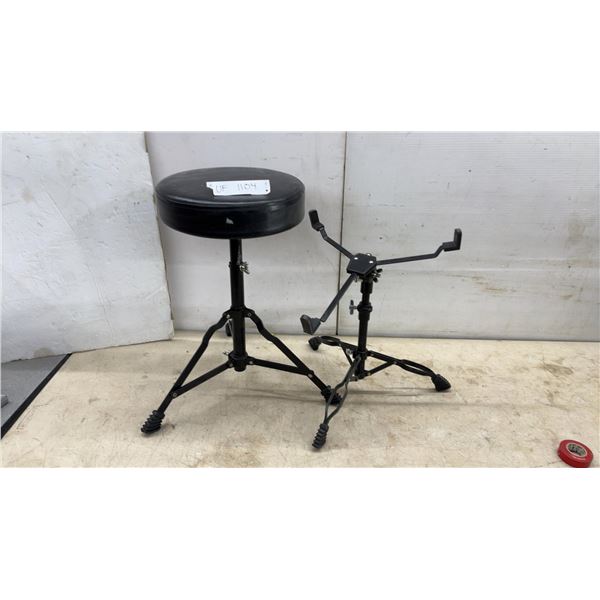 Drum Throne and Snare Stand