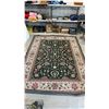 Image 1 : Large Area Rug with Floral and Paisley Pattern 130 × 93