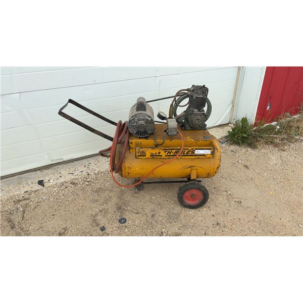 Smith-Roles Portable Air Compressor with Franklin 3/4 HP Motor and USG 200 PSI Gauge