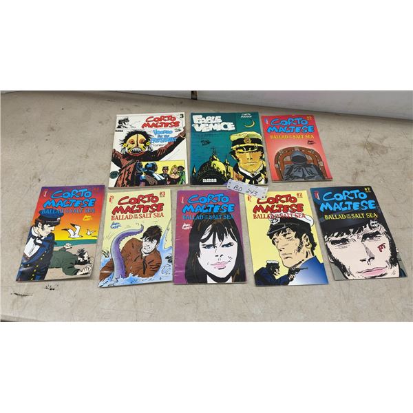 Corto Maltese Comic Book Lot: Fable of Venice, Voodoo for the President, and Ballad of the Salt Sea