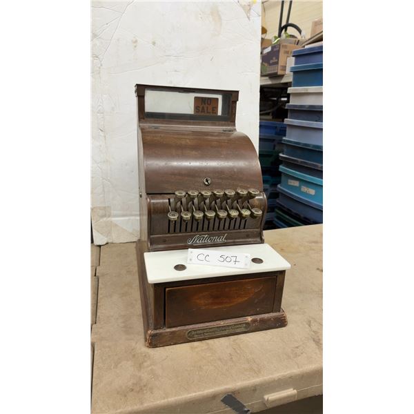 Antique National Model 711 Candy Cash Register, circa 1914, Made in Canada