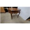 Image 3 : French Provincial Style Oval Side Table with drawer 22”×28”×20”