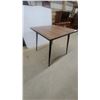 Image 3 : Mid-Century Modern Style Dining Table with Tapered Legs 30”×32”×32”