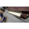 Image 5 : Brown Wood Console Table with Drawer and Lower Shelf 30”×48”×16”