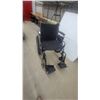 Image 2 : Drive Medical Black Wheelchair with Detachable Footrests and Armrests