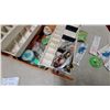 Image 6 : Two Tackle Boxes with Fishing Lures, Hooks, and Line; Eagle Claw Hooks