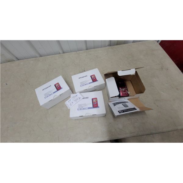 Polaroid DVF-130 1.3 MP Digital Video Camera Lot: 4 New-in-Box Red Cameras