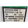 Image 3 : Vintage Sprite Changeable Letter Sign with Letters, Numbers, and Symbols 28 × 17