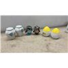 Image 5 : Large Collection of Ceramic, Metal, and Glass Salt and Pepper Shakers, Floral, Souvenir