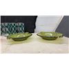 Image 3 : Vintage Glassware, Serving Bowls, Libbey Tumblers, Cracker Barrel Jar, Cranberry Style Candy